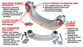Road Performance Rear Adjustable Camber Arms for Mustang 2015-23, 2024+ | #72370 | SPC